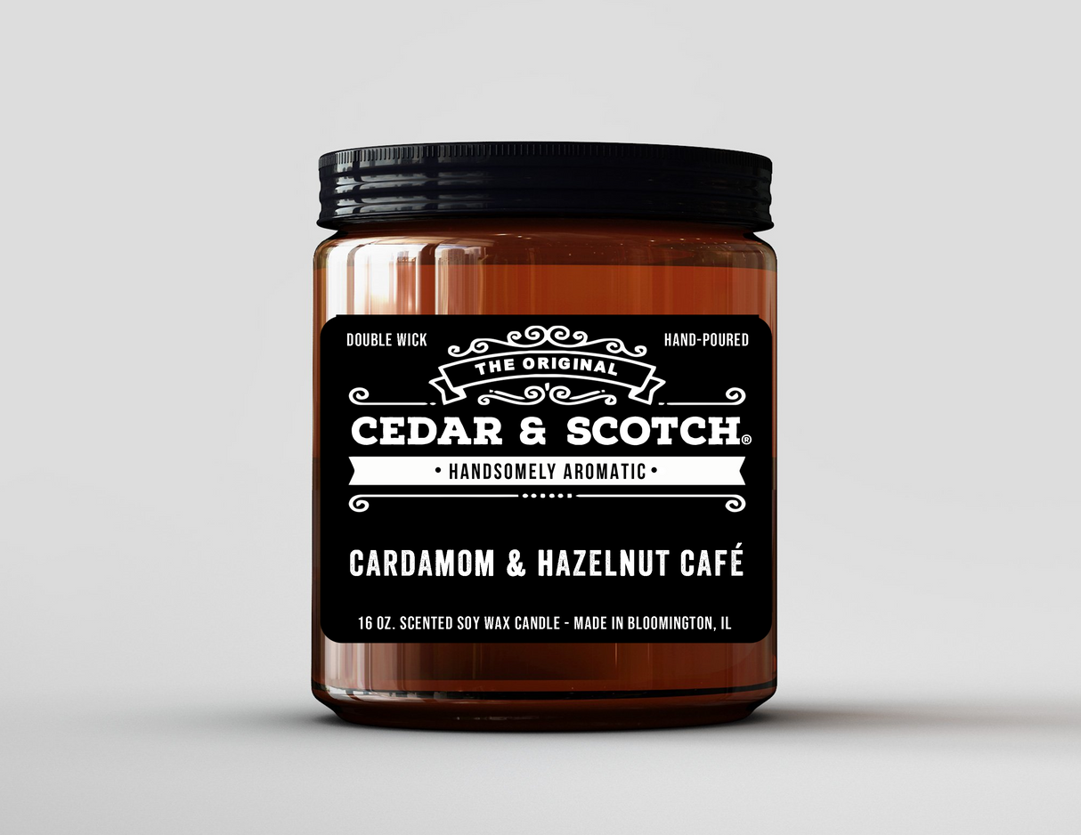 Cardamom & Hazelnut Café Candle